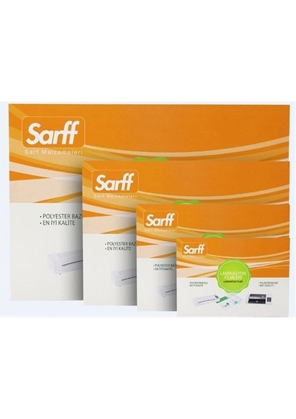 Sarff Laminasyon Filmi Sıcak A4 125 Mıc -100 Lü 15309016