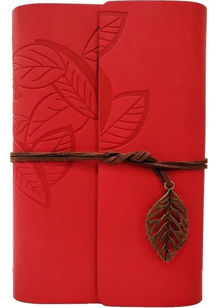 Büyük Boy Yaprak Tasarımlı Not Defteri
