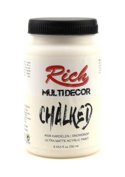 Rich Akrilik Boya Multi Decor Chalked 250 cc Kardelen 4508