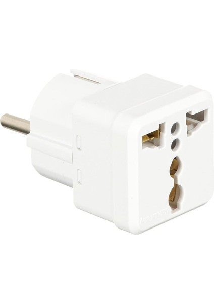 Evrensel Adaptör Seyahat Fişi Beyaz Ab Normu - 250V Ac 10~16A Ingiliz ve Amerikan Fiş Dönüştürücü Priz Adaptör