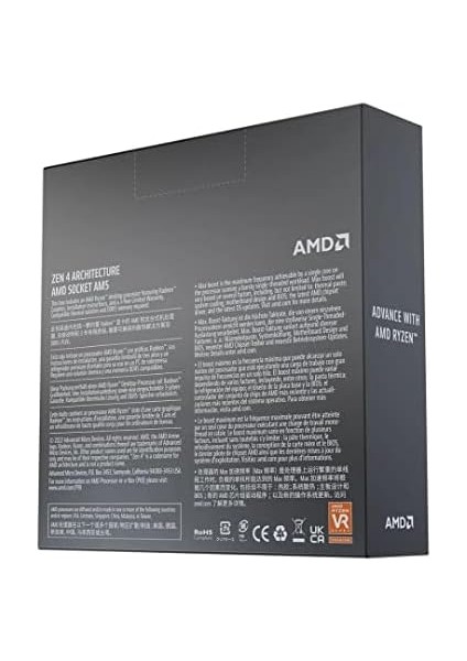 Ryzen 5 7600X 4.70GHZ 38MB Am5 Box modelleri