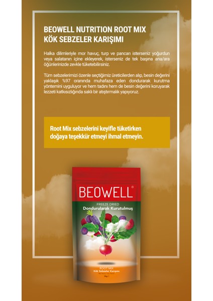 Root Mix – Freeze Dried Dondurularak Kurutulmuş Sebze Karışımı modelleri