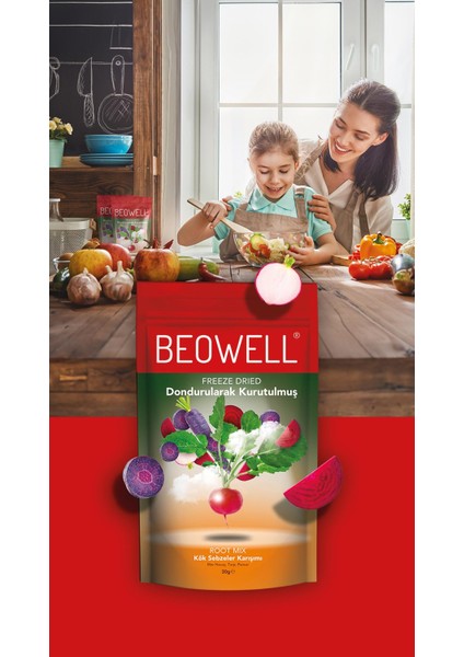 Root Mix – Freeze Dried Dondurularak Kurutulmuş Sebze Karışımı