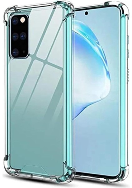 Kzy Iletişim Galaxy S20 Plus Ile Uyumlu Şeffaf Airbag Antishock Köşe Korumalı Silikon Kılıf