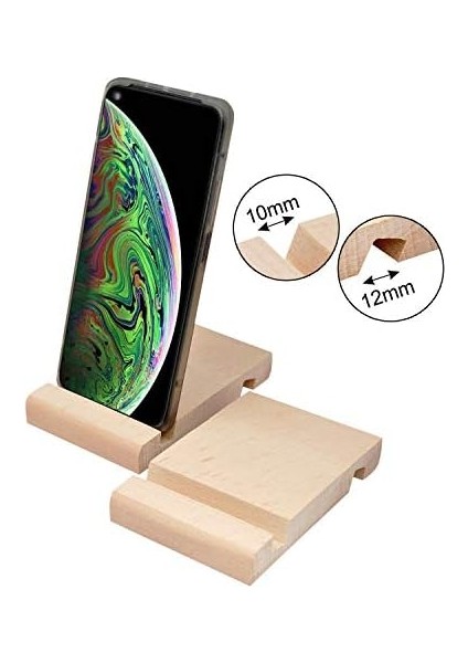 Ahşap Tablet ve Telefon Tutucu 2&apos;li Set Kanal Aralığı 12 Mm-10 mm fiyatları