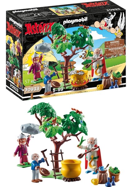 Asterix 70933 Miraculix Sihirli Iksirli, 5 Yaş ve Üstü Çocuklar Için Oyuncak
