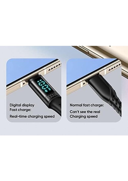 CA-1100 100W Type-C To Type-C Ekran Sarj Kablosu, 1.2m modelleri