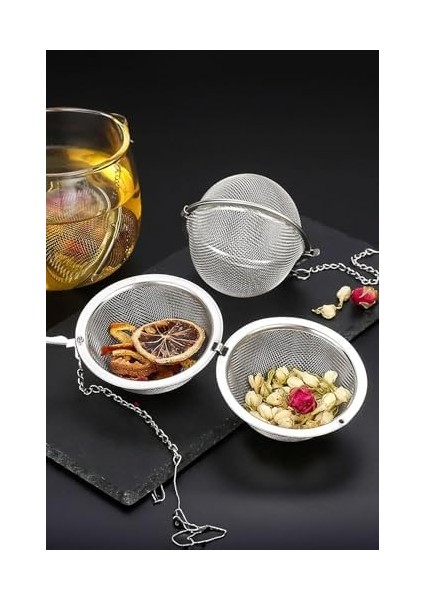 Çelik Çay Demlik Küre Kilitleme Çay Topu - Pratik Çay Demleme Aparatı Tekli fiyatları