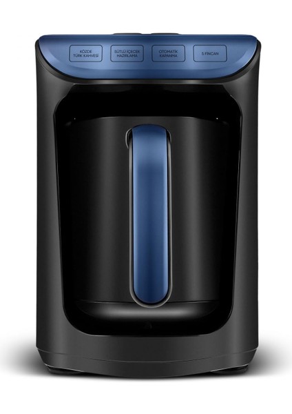 Hatır Köz Süstlü Türk Kahve Makinesi Lacivert