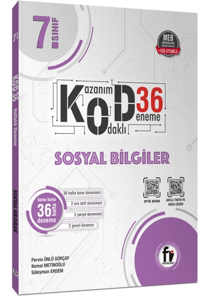 7.sınıf KOD36 Deneme Sosyal Bilgiler (Güncel Müfredat) fırsatları