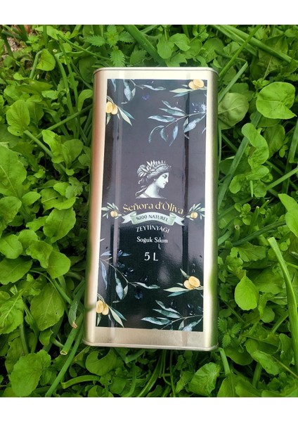 Soğuk Sıkım Doğal Zeytinyağı 5 Lt