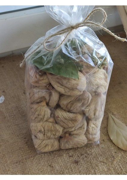 Dağ Inciri Lüx Kuru Incir Şeffaf Poşette 1000GR Dal Kurusu