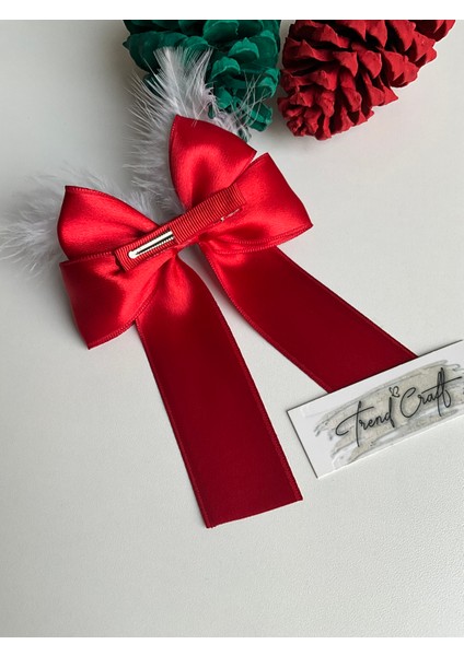 Kırmızı Kurdele Özel Tasarım Klipsli Tok modelleri