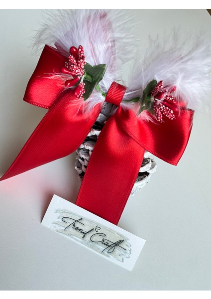 Kırmızı Kurdele Özel Tasarım Klipsli Tok fırsatları