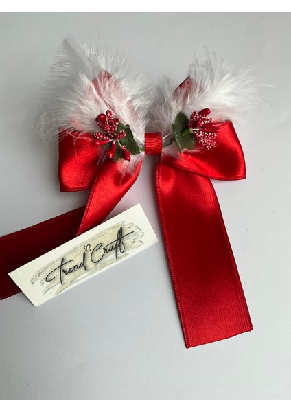 Kırmızı Kurdele Özel Tasarım Klipsli Tok indirimleri