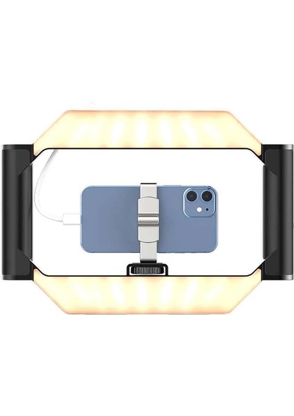 U-Rig Işıklı Telefon Video Rig Çerçeve