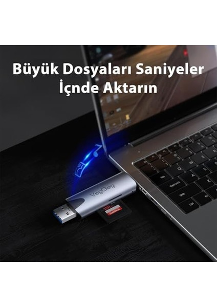 Type-C ve USB 2.0 Sd-Microsd Tf Kart Okuyucu fiyatları