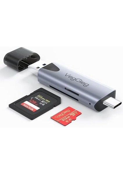 Type-C ve USB 2.0 Sd-Microsd Tf Kart Okuyucu modelleri