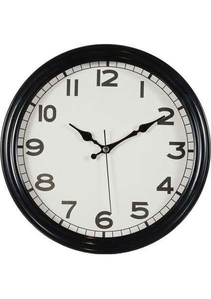 31 cm Sessiz Mekanizmalı Dekoratif Cam Duvar Saati