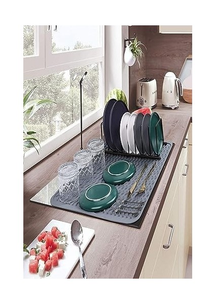 Silikon Bulaşık Kurutma Matı Bulaşıklık Bulaşık Altlığı Bulaşık Kurutmalığı fiyatları