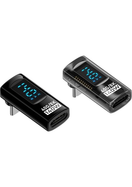 90° Type C To Type C 140W 40GBPS 8k Görüntü Aktarımı Hızlı Şarj Aktarımı Otgco