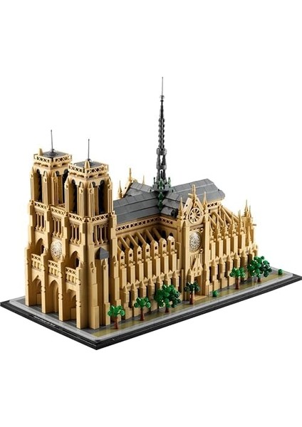 Architecture Mimari Simgeler: Notre Dame 21061 - Seyahat, Mimari ve Tarih Meraklısı Yetişkinler Için ve Sergilenebilir Model Yapım Seti (4383 Parça) modelleri