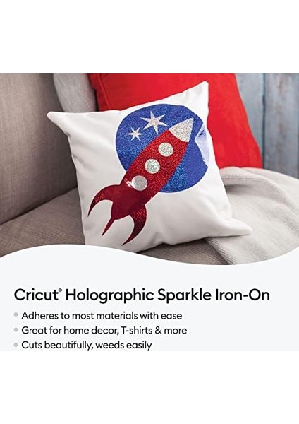 Kalıcı - Holografik Sparkle Sampler, 12 x 12 Levha ve Yapışkan Folyo, Makineleri Için Yapışkan, Uzun Süreli Kendin Yap Projeleri Yaratın (6&apos;lı Paket) modelleri