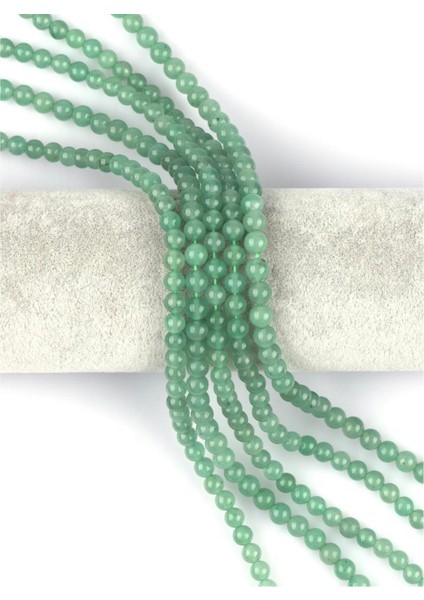 Aventurin Doğal Taş Dizi 6 mm Yuvarlak Kesim