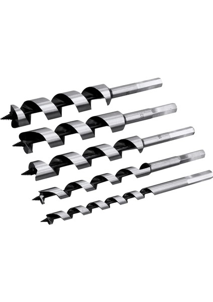 48545 5 Pc 200 mm Auger Bit Set