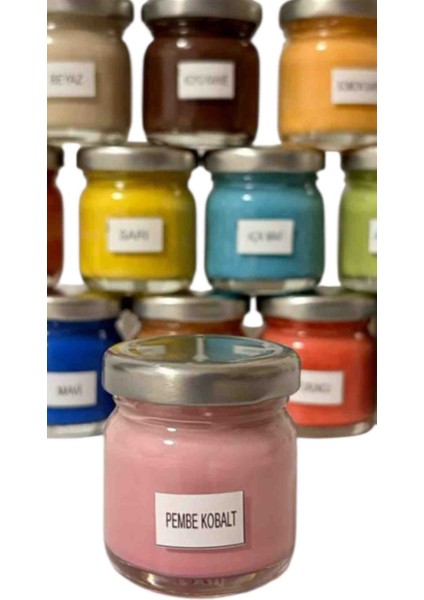 Seramik Çini Boyası 40CC Pembe Kobalt