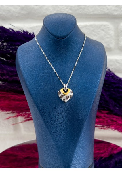 925 Ayar Gümüş Italyan Özel Tasarım Zarif Kadın Kolye fiyatları