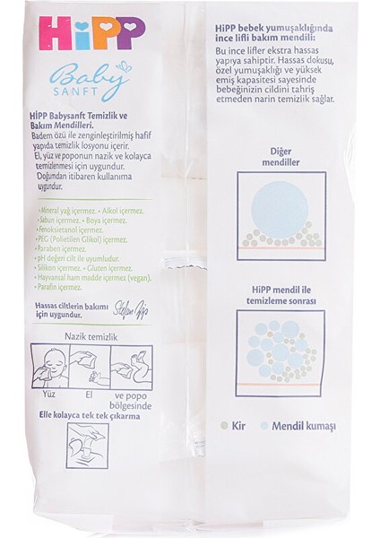 Temizlik ve Bakım Bebek Islak Mendil 3X56 Adet modelleri