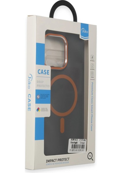iPhone 14 Winner Magsafe Kapak - Turuncu