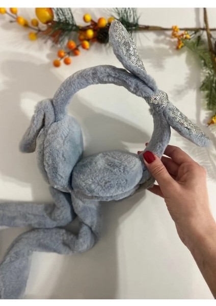 Peluş Tavşan Kulaklı Hareketli Yumuşak Sıcak Tutan Kulaklık fiyatları
