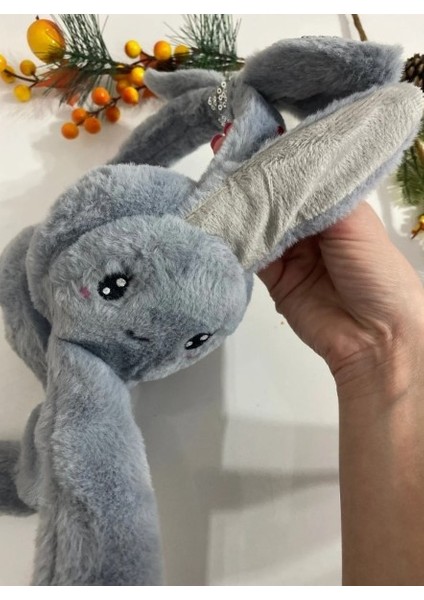 Peluş Tavşan Kulaklı Hareketli Yumuşak Sıcak Tutan Kulaklık fırsatları