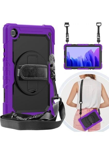 Samsung Galaxy Tab A7 10.4 Kılıf Pars Tablet Kapak - Mor