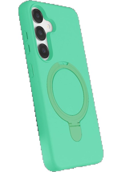 Samsung Galaxy S25 Regal Magsafe Standlı Kapak - Yeşil fiyatları