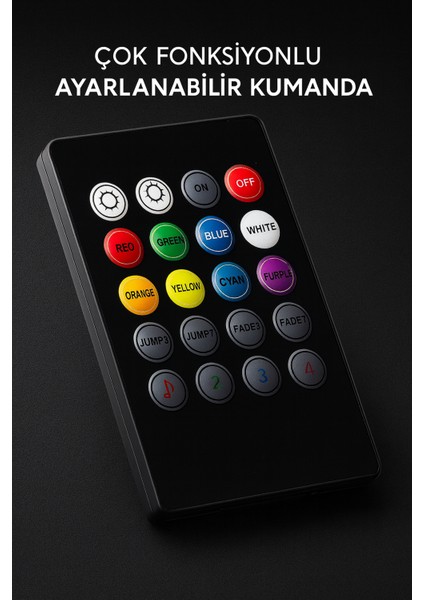 Rgb Araç Içi LED Aydınlatma Seti – Uzaktan Kumandalı, Müzik Modlu, 12V Çakmaklık Girişli modelleri