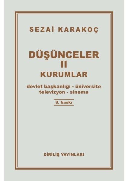 Düşünceler 2 - Kurumlar