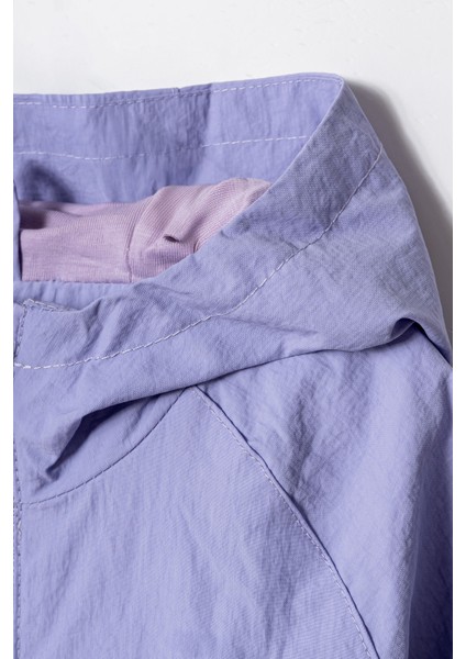 Kız Kapüşonlu Nakışlı Yağmrluk & Rüzgarlık 1 - 5 Yaş modelleri