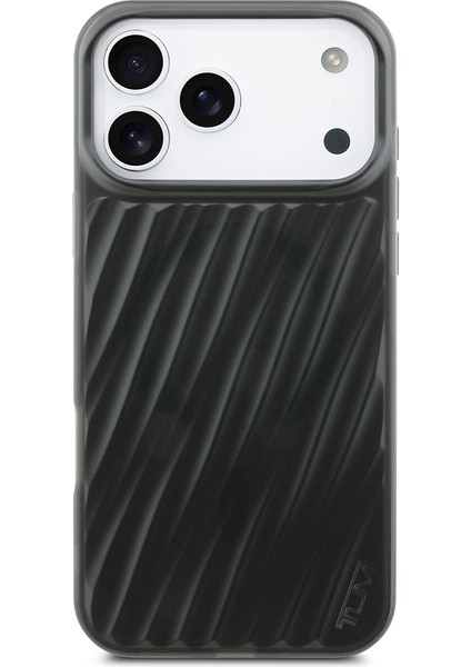 iPhone 17 Pro Max Uyumlu Kılıf Tumı Orjinal Lisanslı M-Safe Şarj Özellikli Transparan Kapak Siyah modelleri