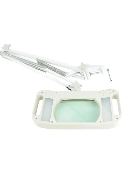 10X LED Akrobat Büyüteç 2X15W 170X113 mm 10 Diopter Mercek LT86G fiyatları