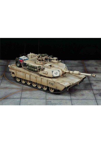 5007 1/35 Ölçek, M1A1/ A2 Abrams Tankı, İç Detaylı, Plastik Model kiti