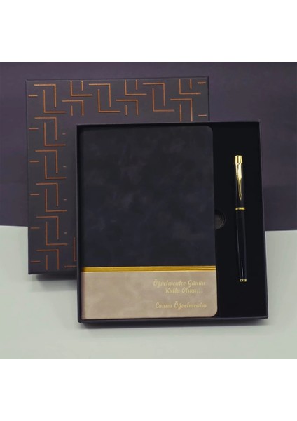 Öğretmenler Günü Hediyesi - Defter - Kalem Seti