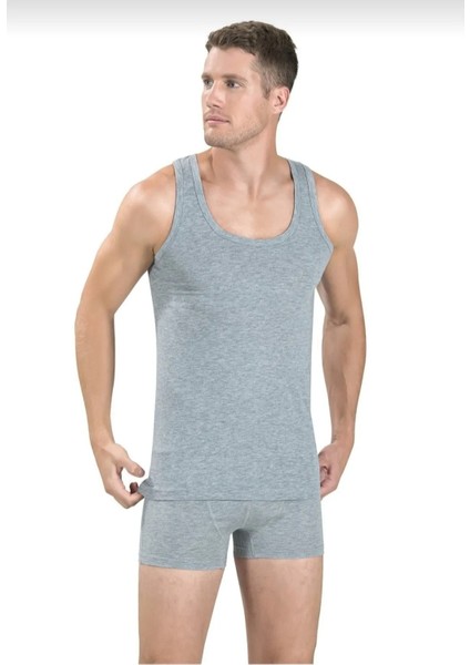 Erkek Tekli Gri For Men Likralı Askılı Atlet fiyatları