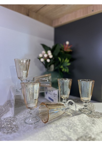 6 Adet Sigma Bal Rengi Kahve Yanı Bardağı modelleri