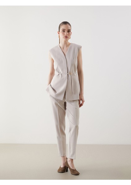 Yeni Sezon V Yaka Kadın Klasik Yelek modelleri