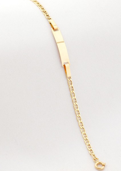 Altın Çocuk Künye Bileklik modelleri