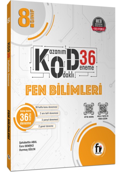 8.sınıf Kod 36 Deneme Fen Bilimleri (Güncel Müfredat)