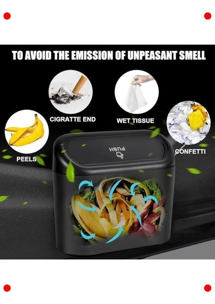 Portatif Çok Fonksiyonlu Araç ve Ev Çöp Kovası Organizer fiyatları